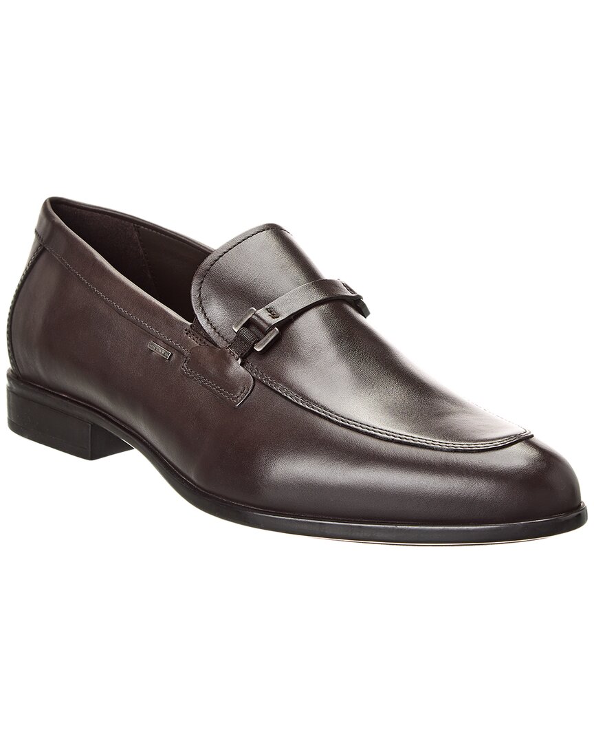 GEOX GEOX AMPHIBIOX IACOPO LEATHER LOAFER
