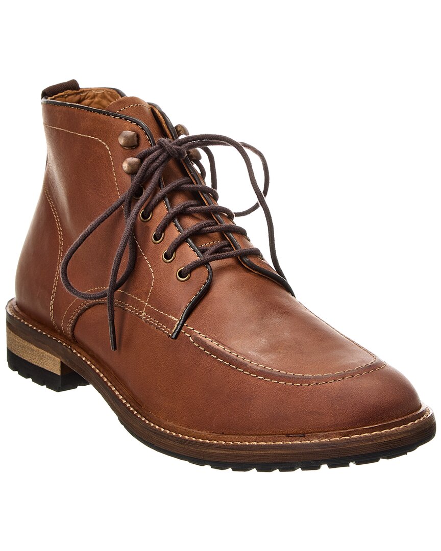 Shop Warfield & Grand Astor Leather Boot In Brown