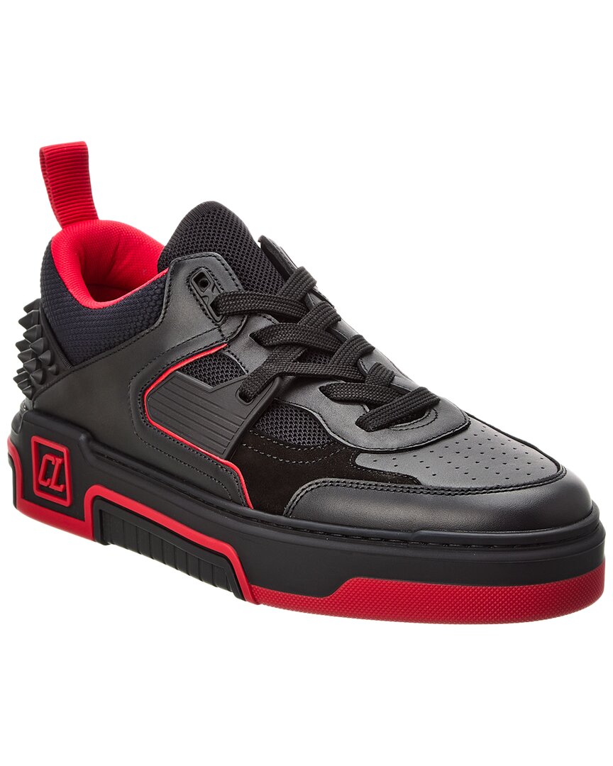 Christian Louboutin Louboutin Sneakers Astroloubi Men Leather Black In Black