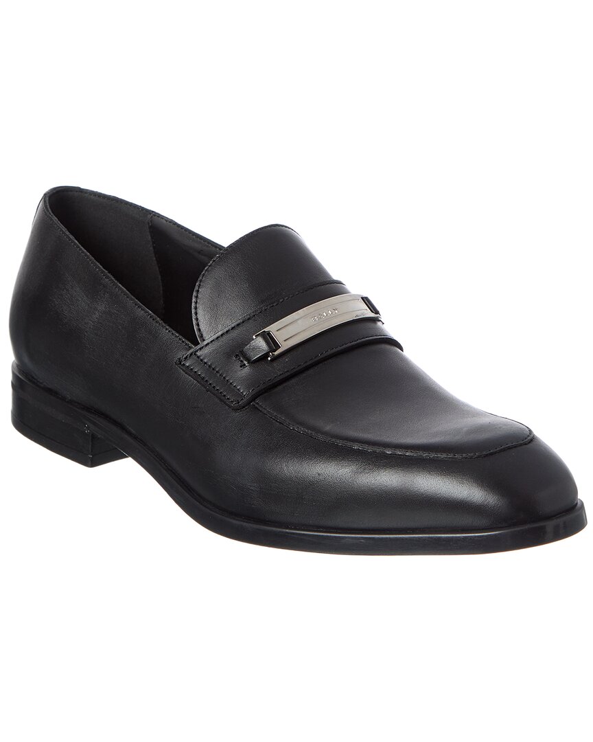 Bally Onizy Leather Loafer In Pattern