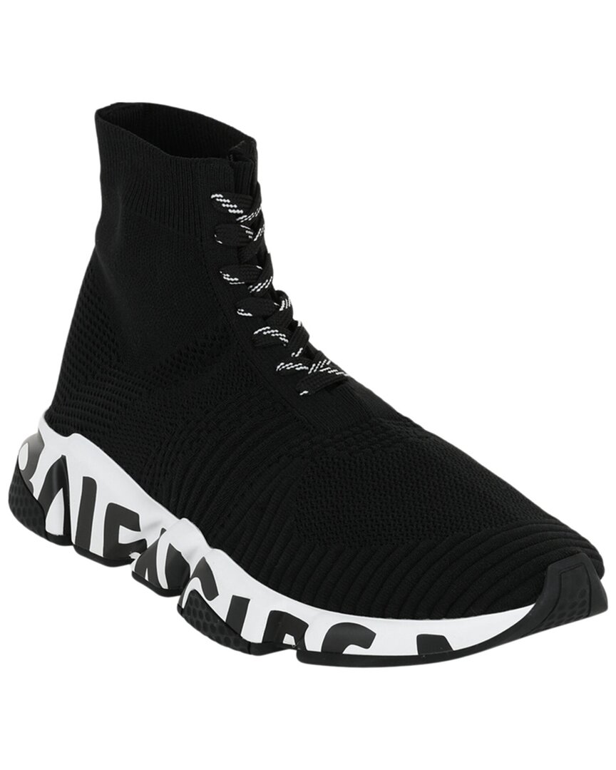 Balenciaga Speed Sneaker In Black White