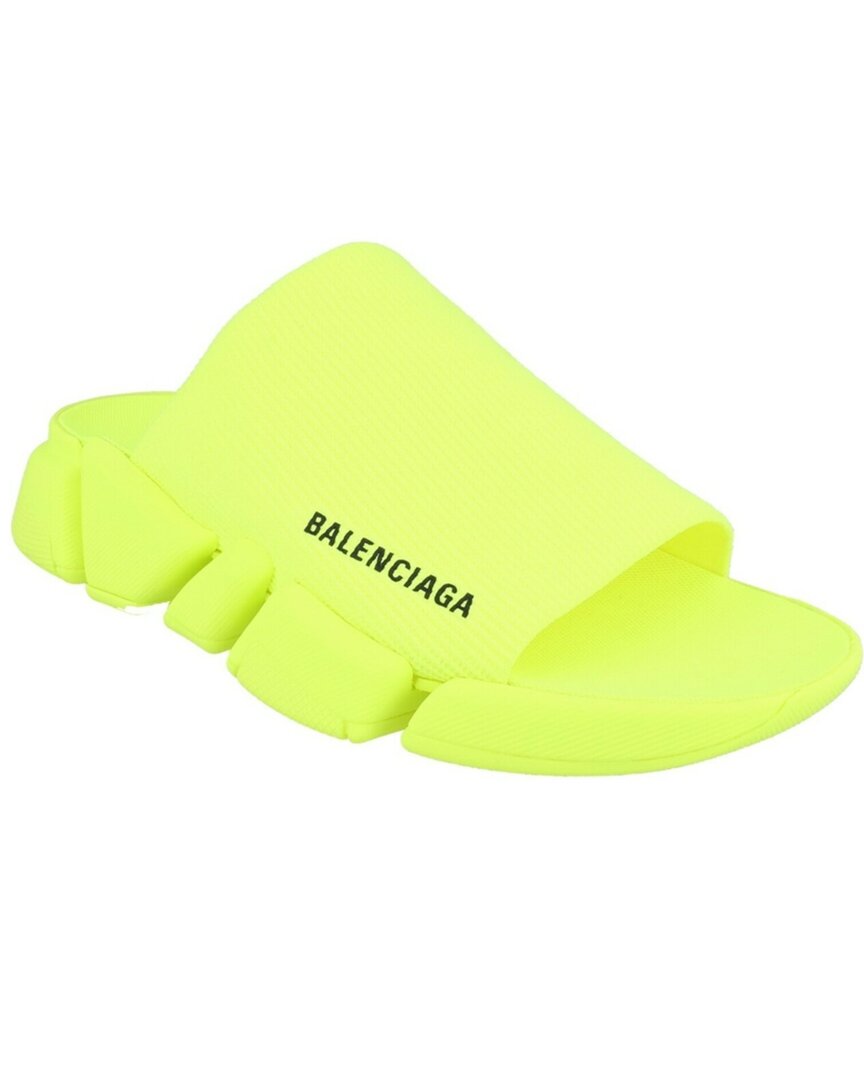 Balenciaga Men's Speed 2.0 Slide In Yellow
