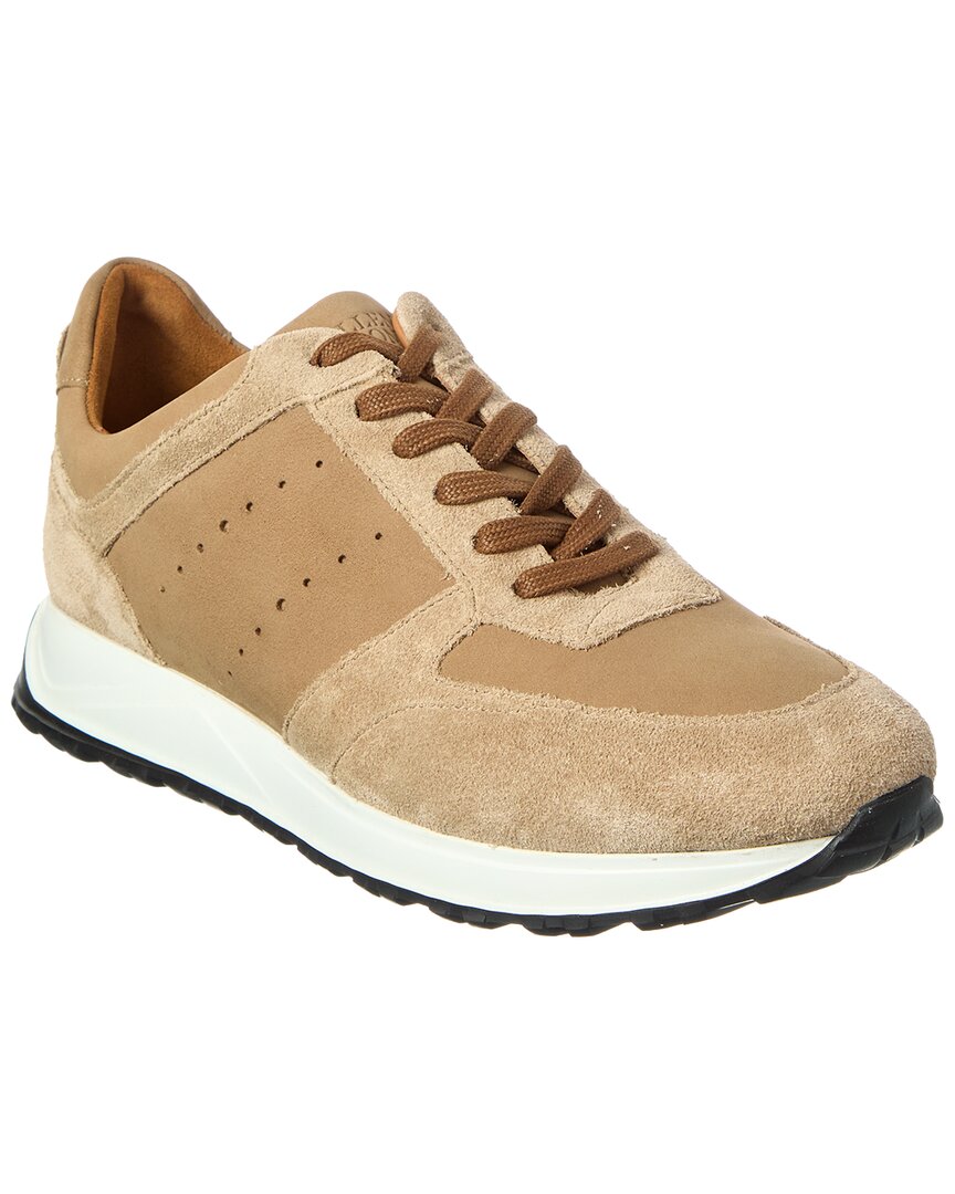 Allen Edmonds Everett Suede Sneaker In Brown