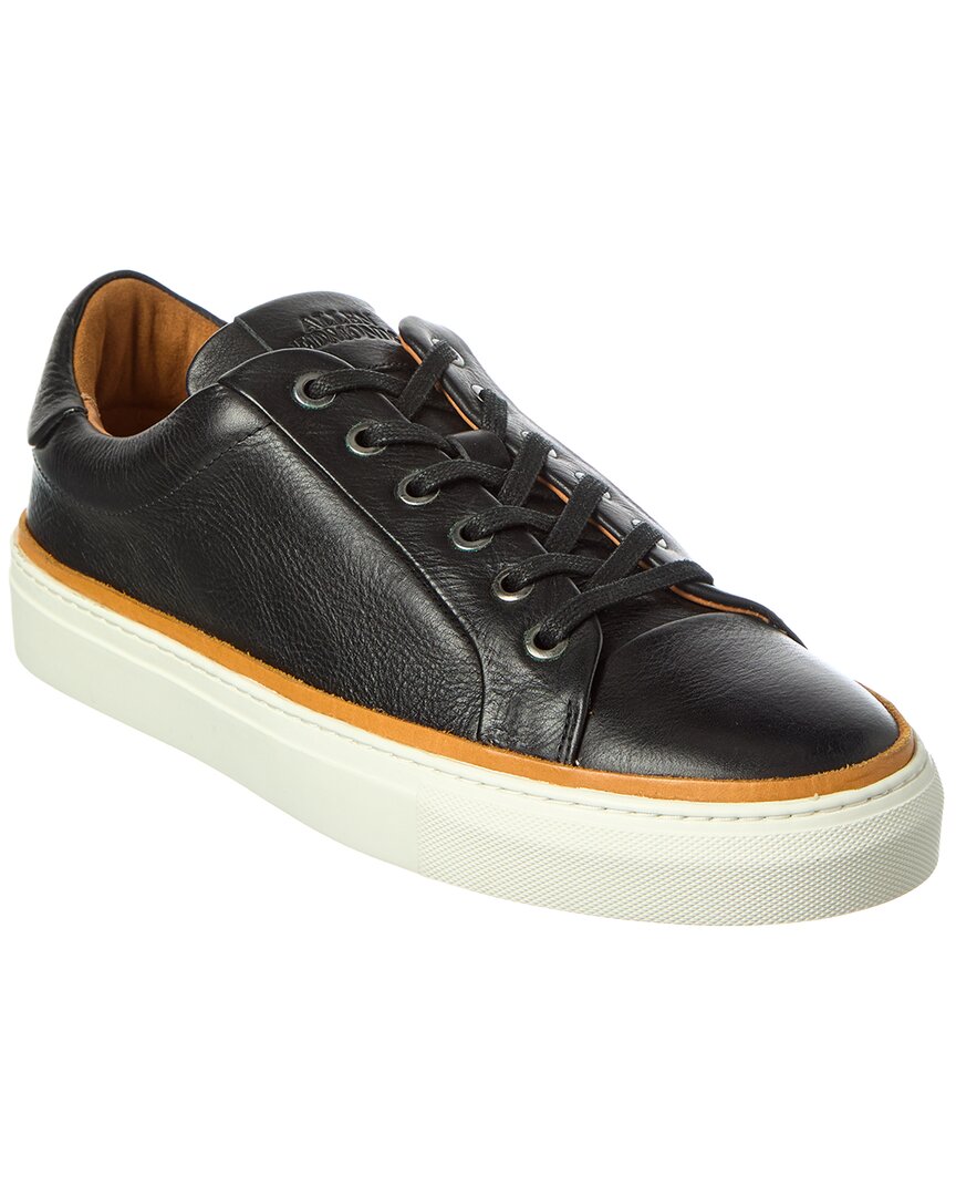 Allen Edmonds Flynn Leather Sneaker In Black