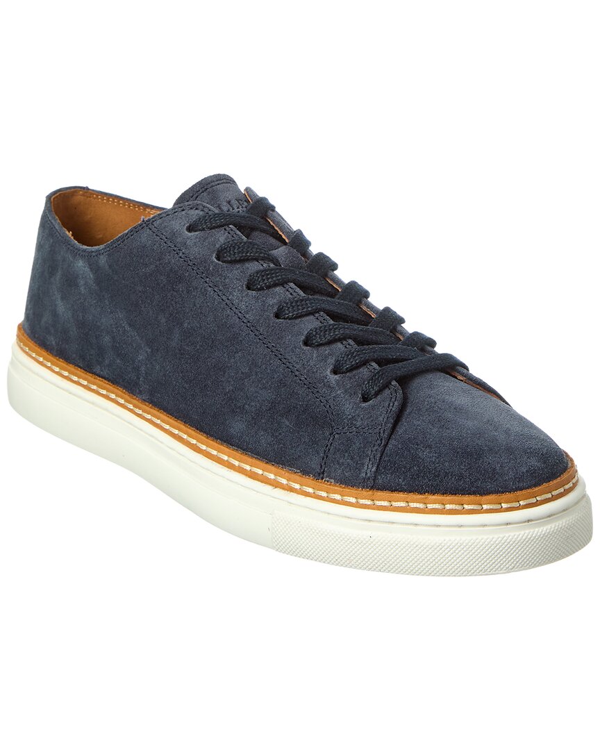 Allen Edmonds Percy Suede Sneaker In Navy