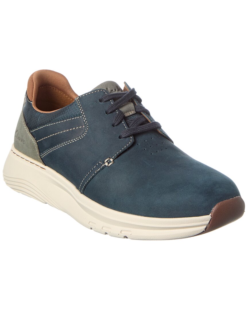 Clarks Motion Trek Pt Nubuck Oxford In Blue