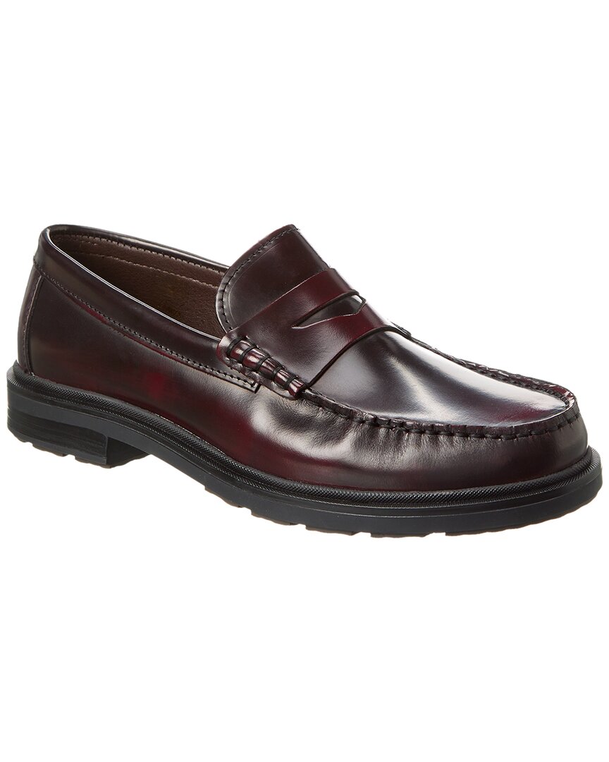 Shop Bruno Magli M By  Melo Leather Loafer In Red