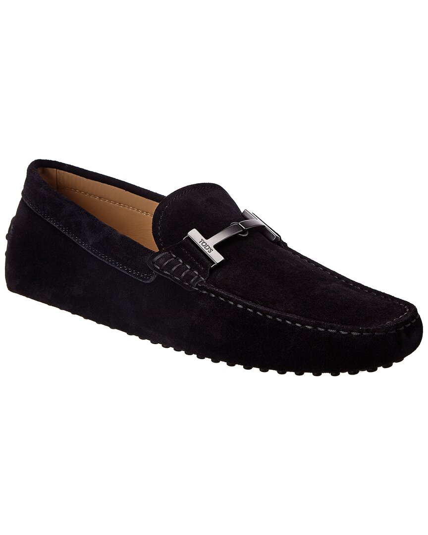 Shop Tod's Leather Loafer In Black