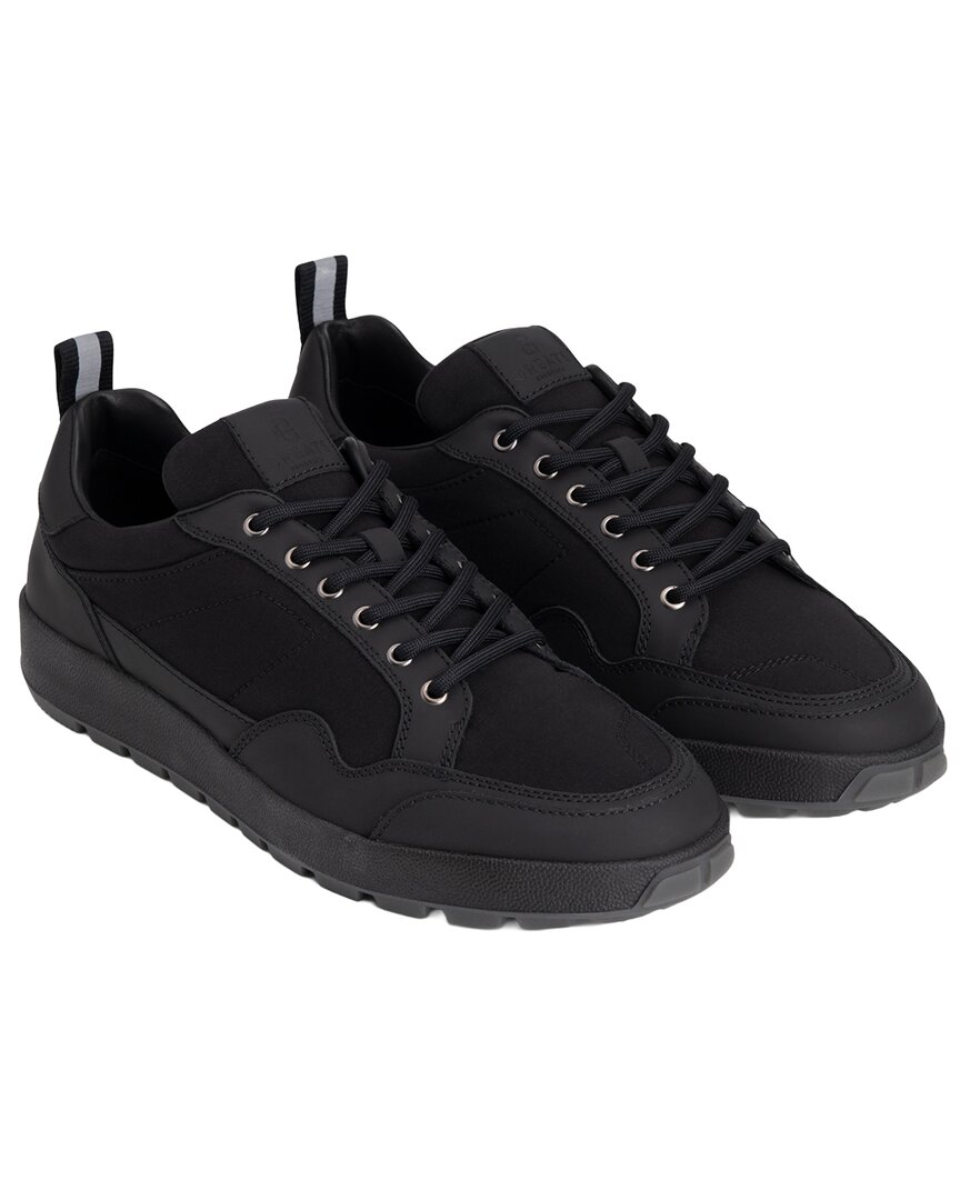 Greats Ravine Leather Sneaker In Matte Black