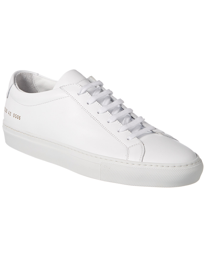 Common Projects Original Achilles Round-toe Sneakers In White