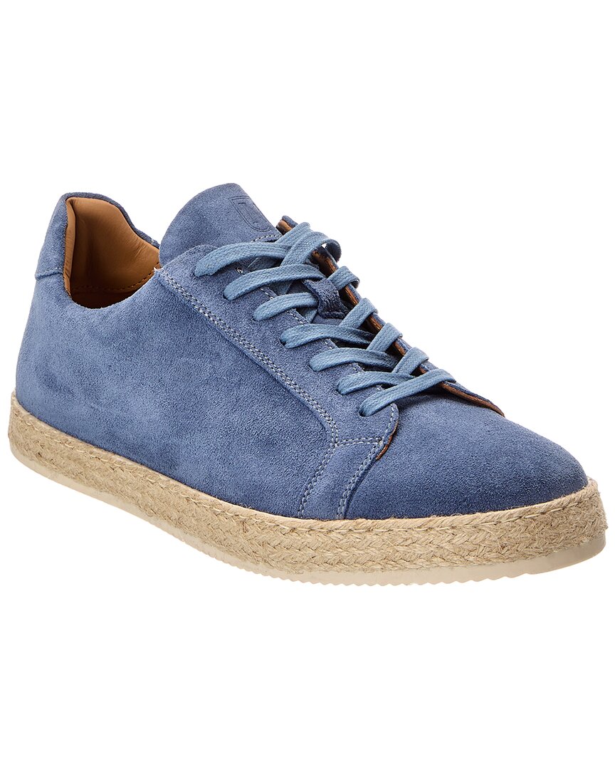 Bruno Magli Amalfi Suede Sneaker In Blue