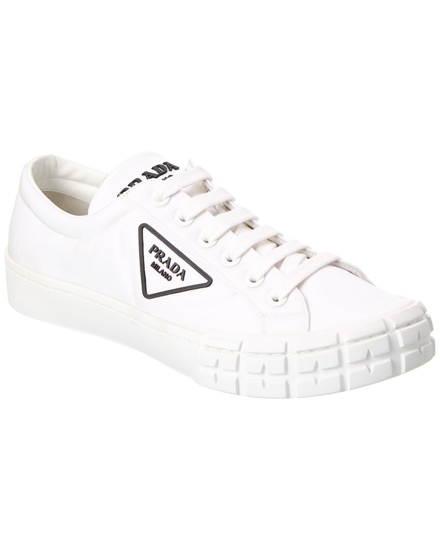 Prada Nylon Sneaker In White