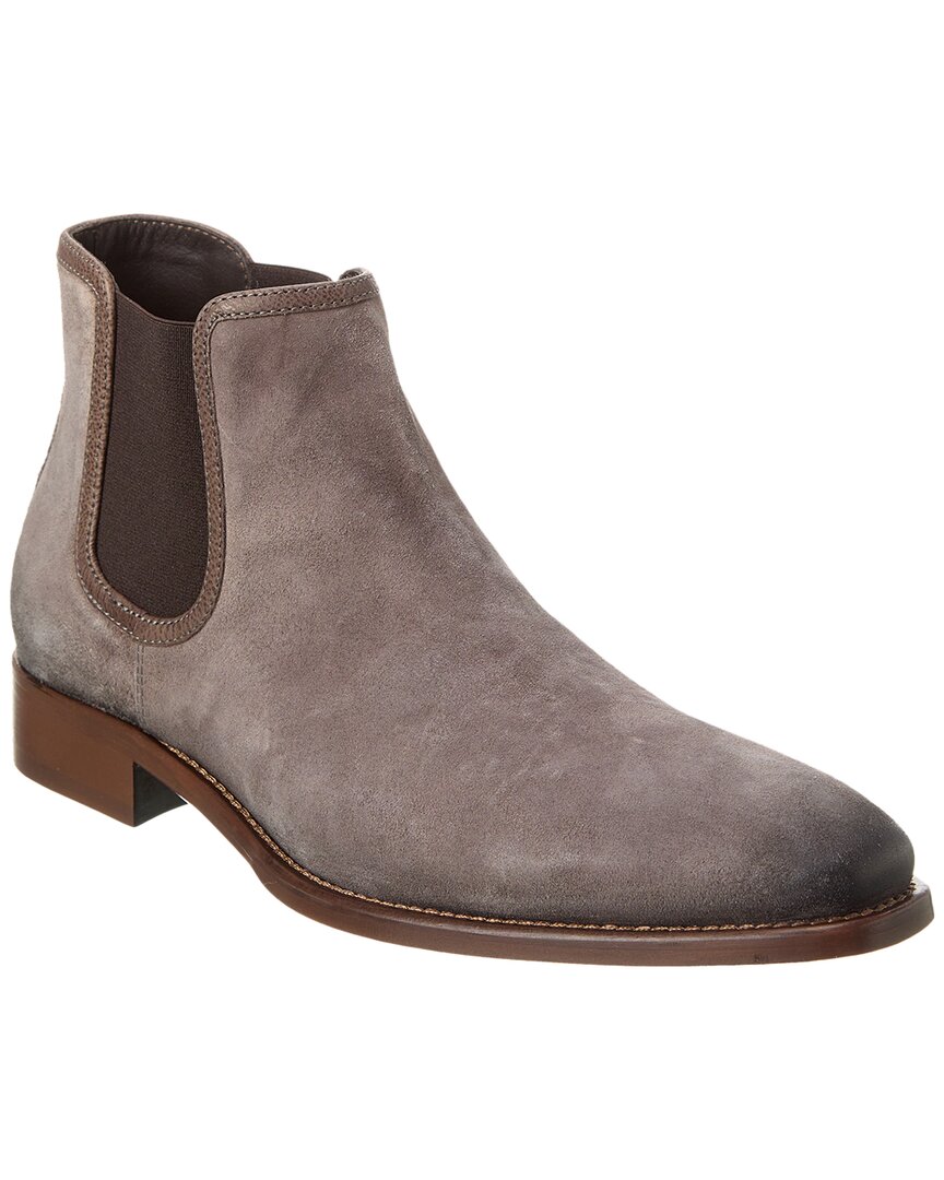 Johnston & Murphy Cormac Suede Chelsea Boot In Grey | ModeSens display picture 3