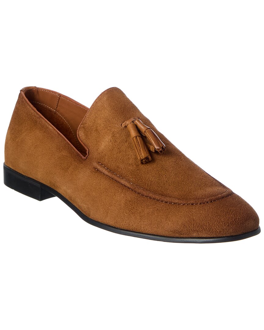 Donald Pliner Udell2x Suede Slip-on In Brown