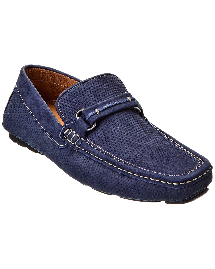 Donald Pliner Donnie Leather Loafer In Blue