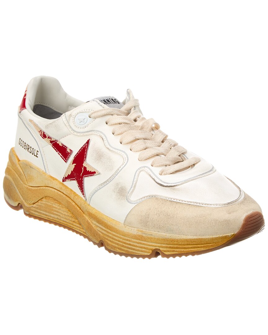 Golden Goose Running Sole In White