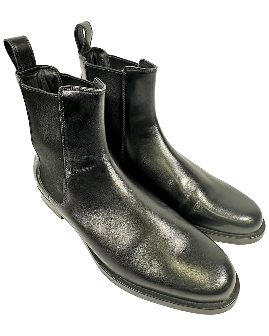 Valentino Garavani Valentino Men's Leather Studded Chelsea Ankle Boot (authentic Pre-loved)