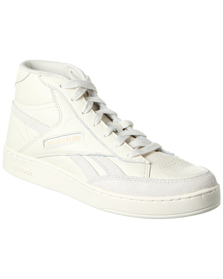 Shop Reebok Club C Form Hi Leather Sneaker In White