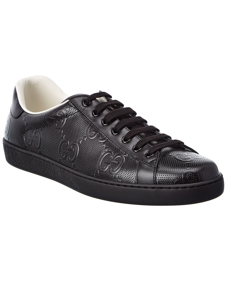 Gucci Ace Gg Embossed Sneakers