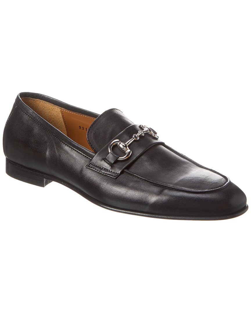 Antonio Maurizi Leather Loafer In Blue