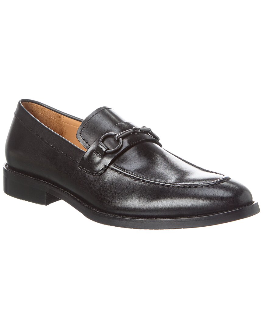 Shop Warfield & Grand Colby Leather Loafer In Black
