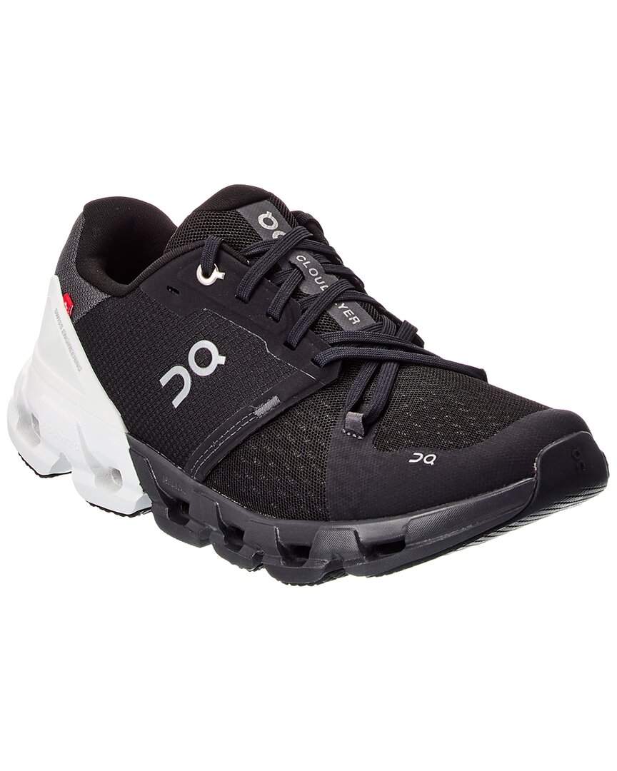 On Running Silver/Black Cloudflyer 4 Wide Sneaker