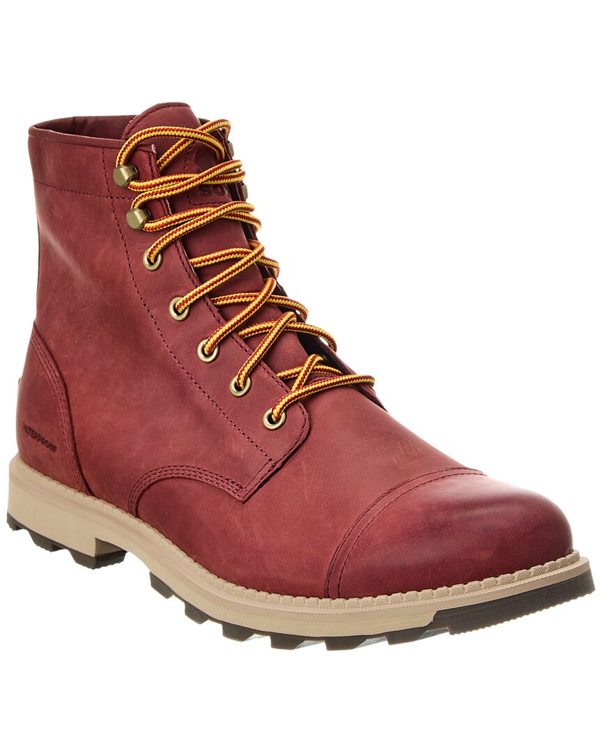 Sorel Madson Ii Chore Waterproof Boot In Red