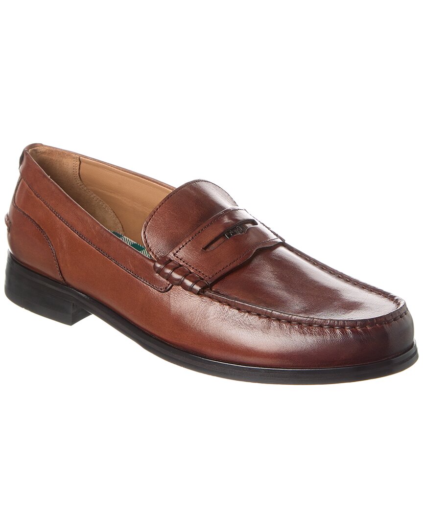 Shop Ted Baker Tirymew Waxy Leather Penny Loafer In Brown