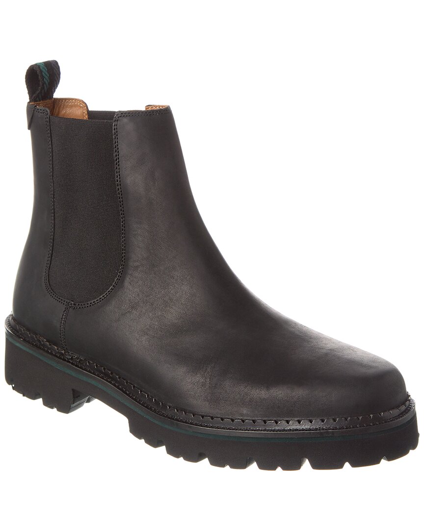 Shop Ted Baker Wrights Chunky Leather Chelsea Boot In Black