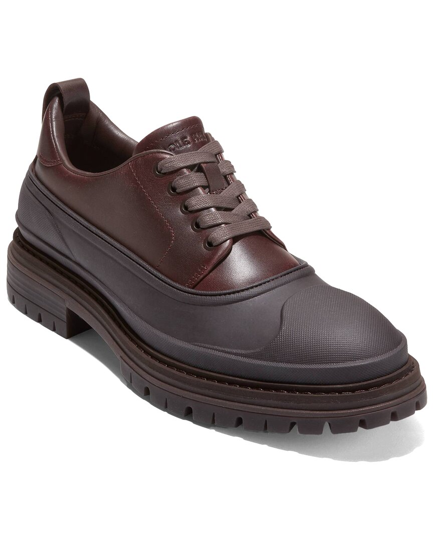 Shop Cole Haan Stratton Shroud Leather Oxford In Brown