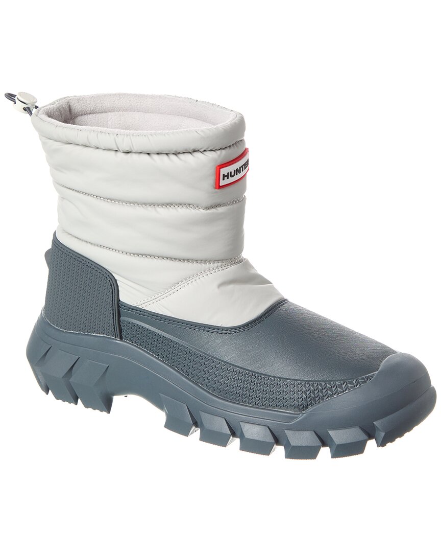 Shop Hunter Intrepid Short Snow Boot In Grey