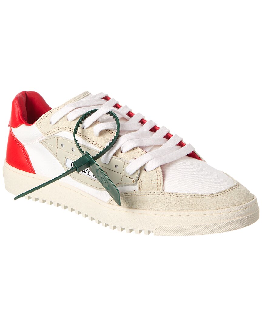Shop Off-white ™ 5.0 Off Court Suede & Canvas Sneaker