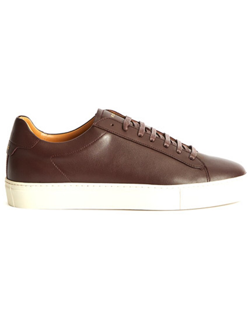 Shop Reiss Finley Leather Sneaker