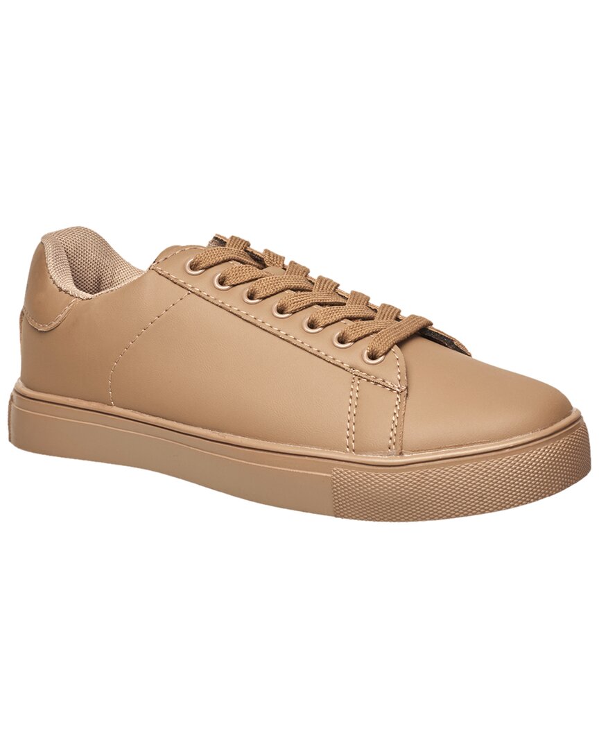 Shop Lucky Brand Leather Sneaker In Brown