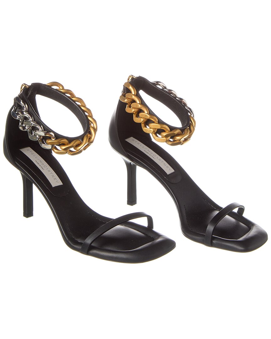 Stella Mccartney Falabella High Sandals In Black