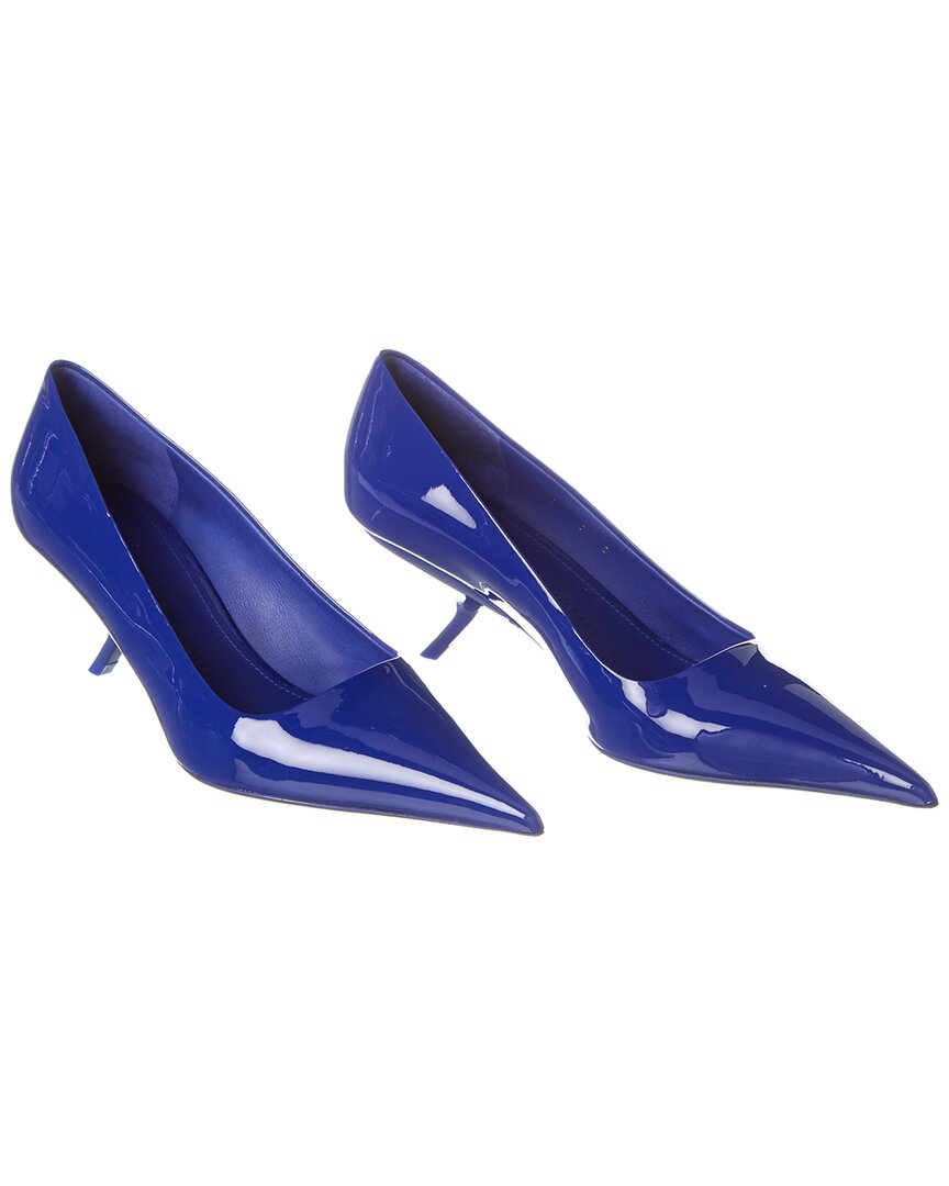 Ferragamo Eva Pointed-toe Pumps In Blue