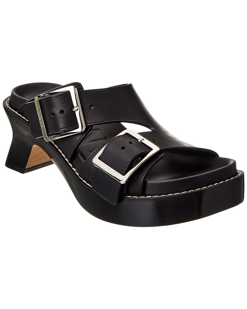 Loewe Ease Heel Slide In Black