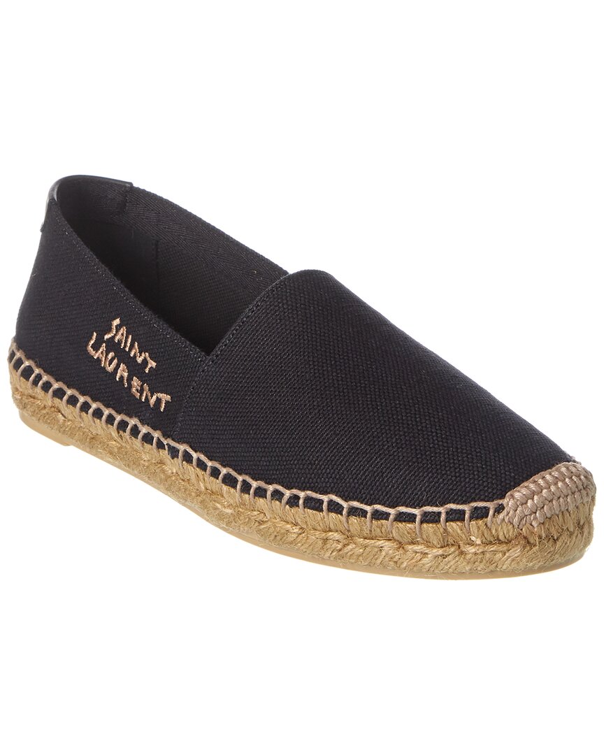 Saint Laurent Signature Canvas Espadrilles