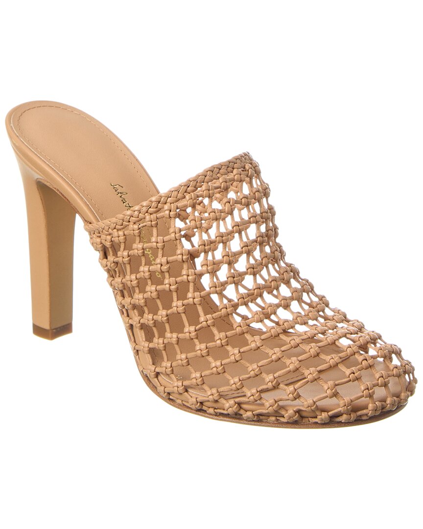 Ferragamo Ellas X5 Womens Evening Woven Heels