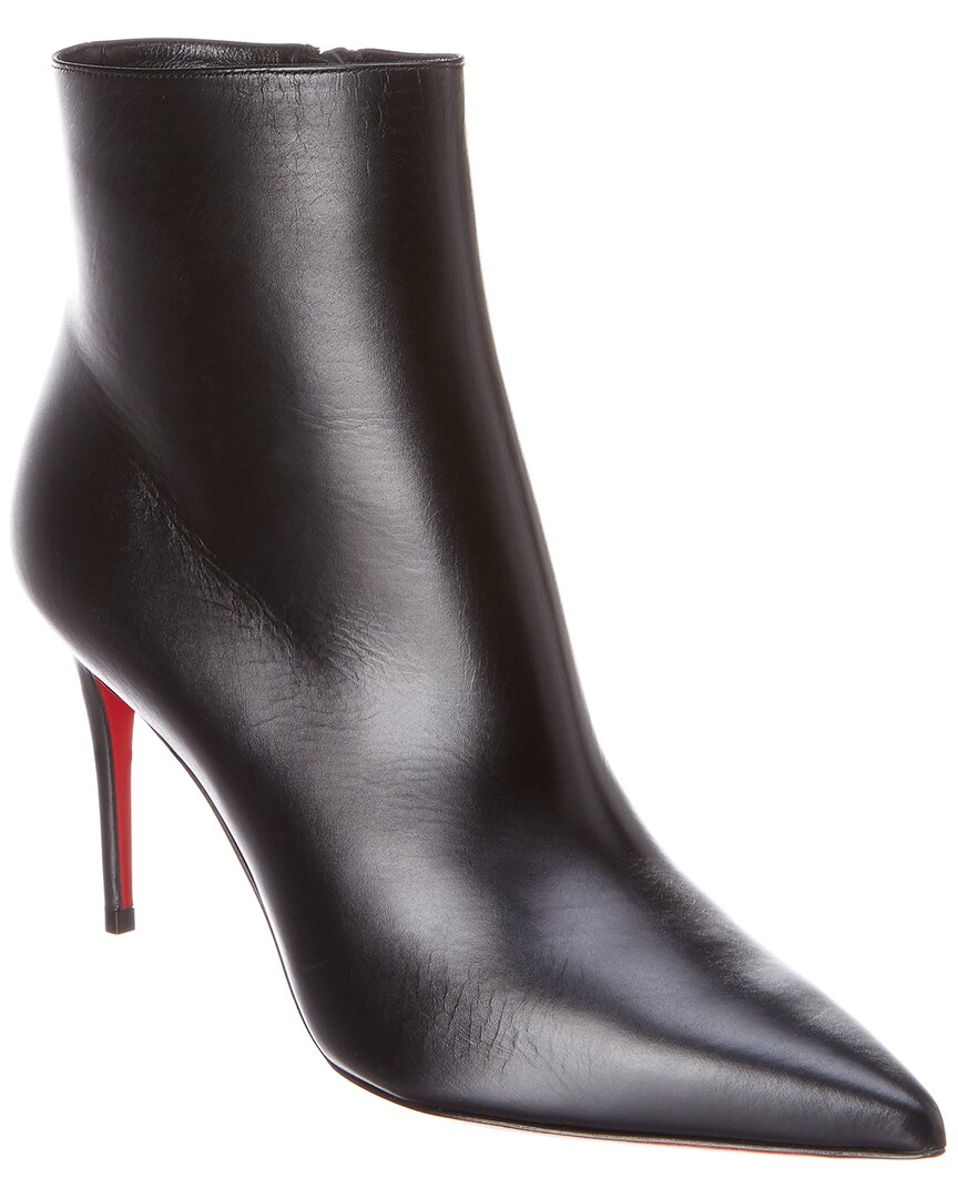 Christian Louboutin 100mm Miss Z Pointed-toe Stiletto Boots In Black