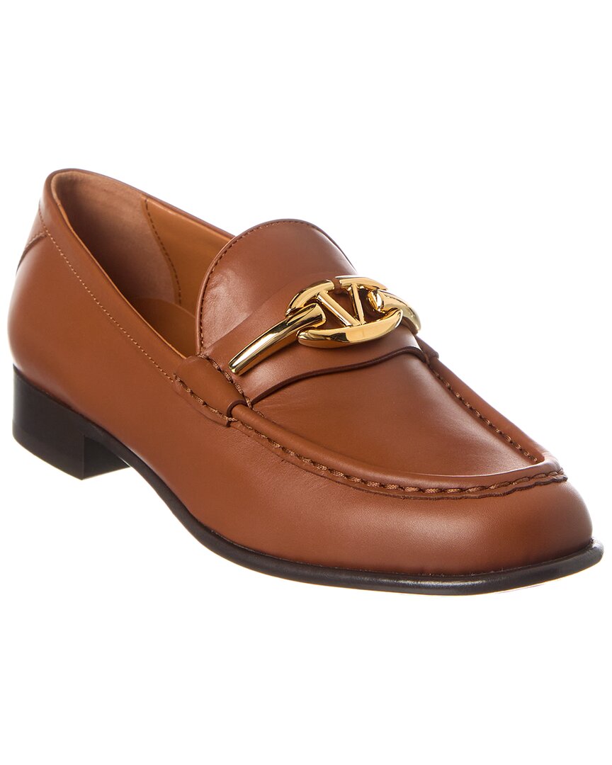 Valentino V Logo The Bold Edition Loafer In Brown