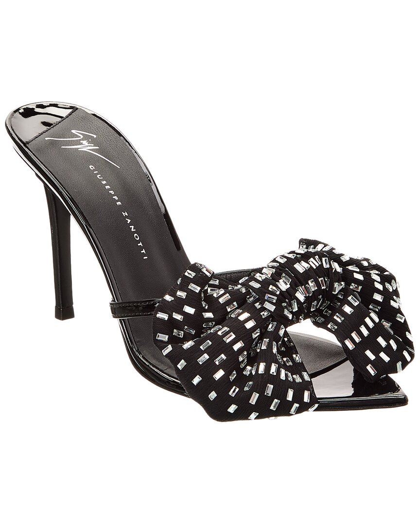 Giuseppe Zanotti Intrigo Alexandrine 90 Sandal In Black