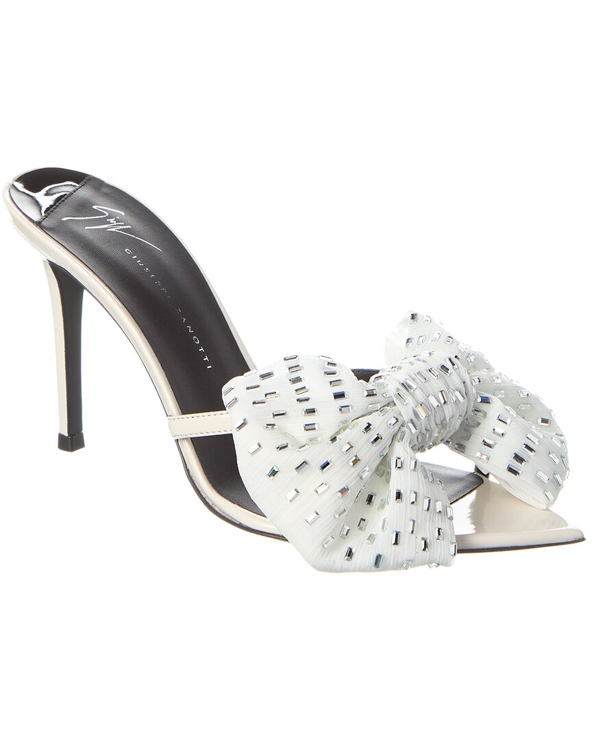 Giuseppe Zanotti Intrigo Alexandrine 90 Sandal In White