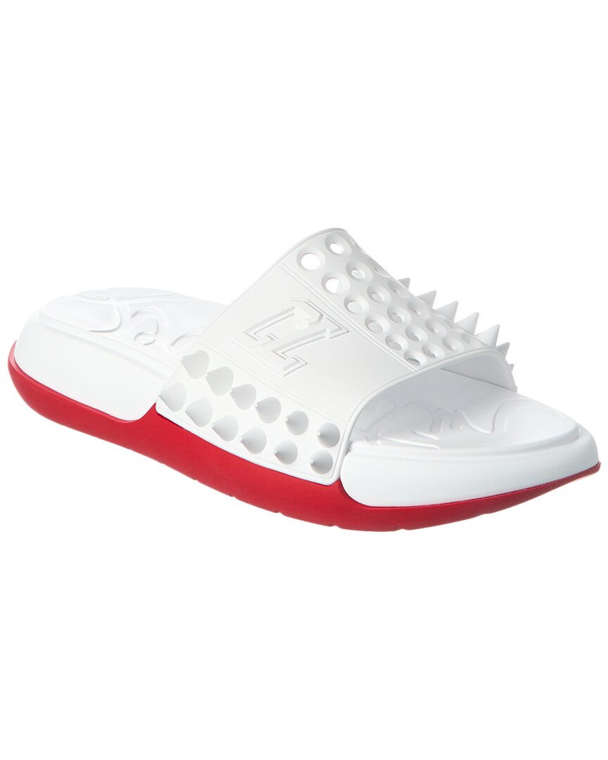 Christian Louboutin Pantoletten Take It Easy In White