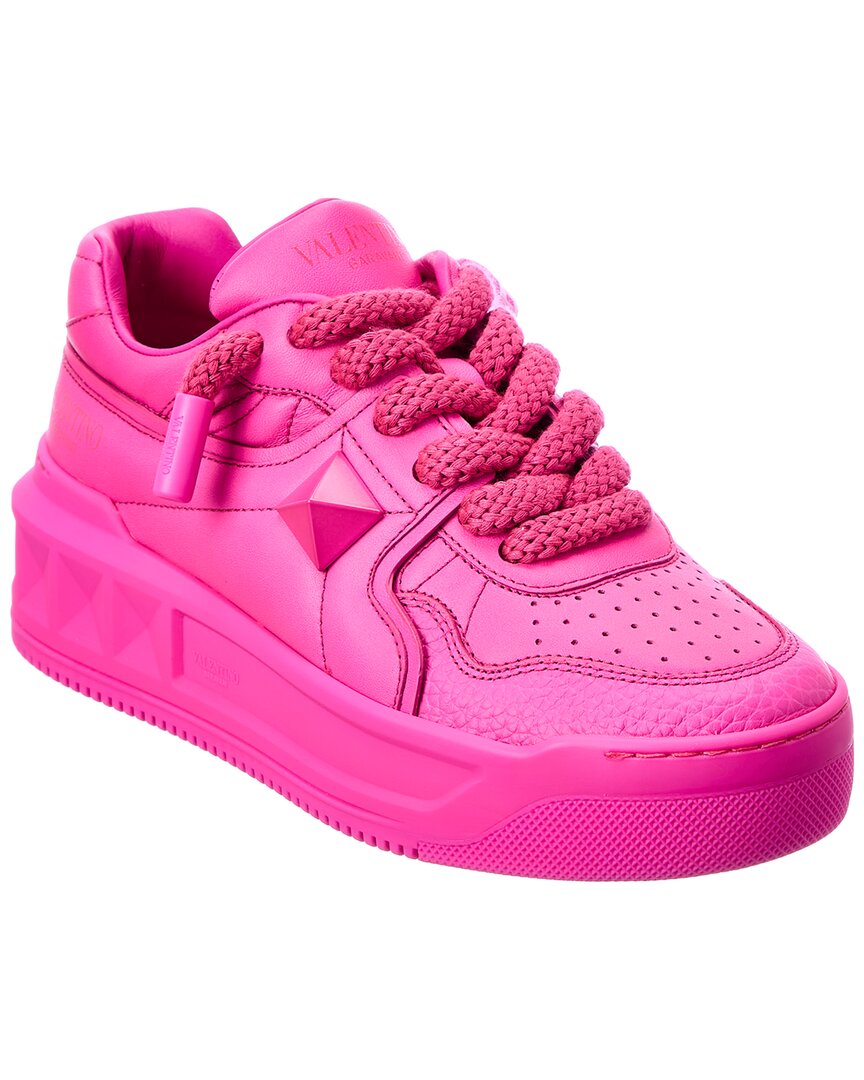 VALENTINO GARAVANI VALENTINO ROMAN STUD LEATHER SNEAKER
