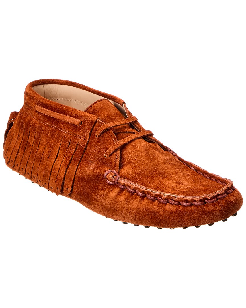 Tod's Gommino Desert Boots In Suede In Brown