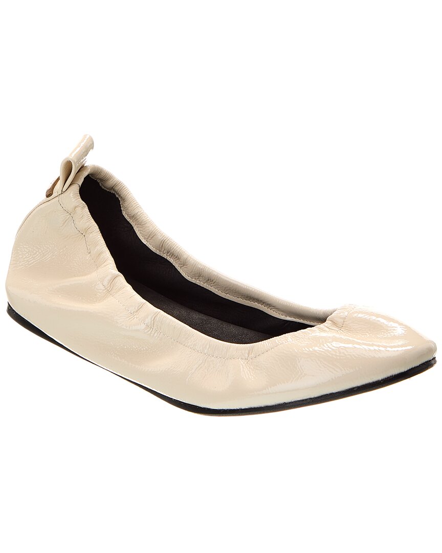 Isabel Marant Belna Calf Leather Ballet Flats In Beige