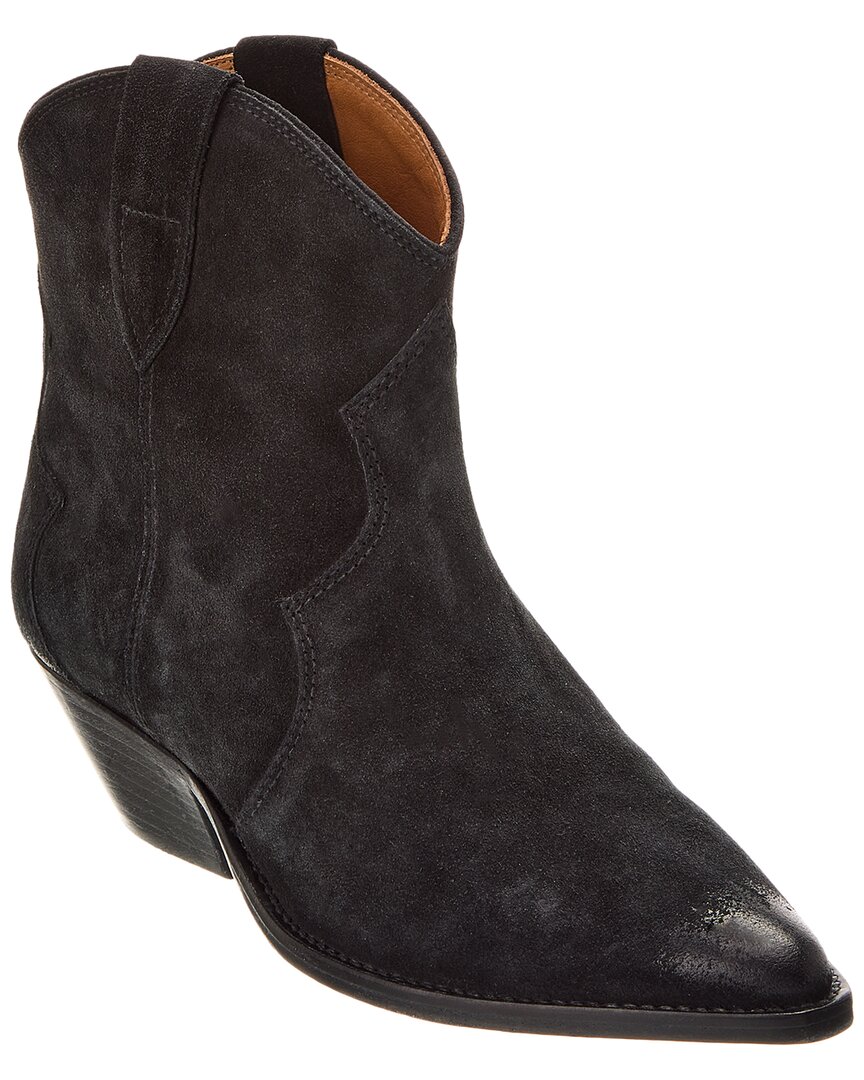 Isabel Marant Pointed Ankle Boots In Black