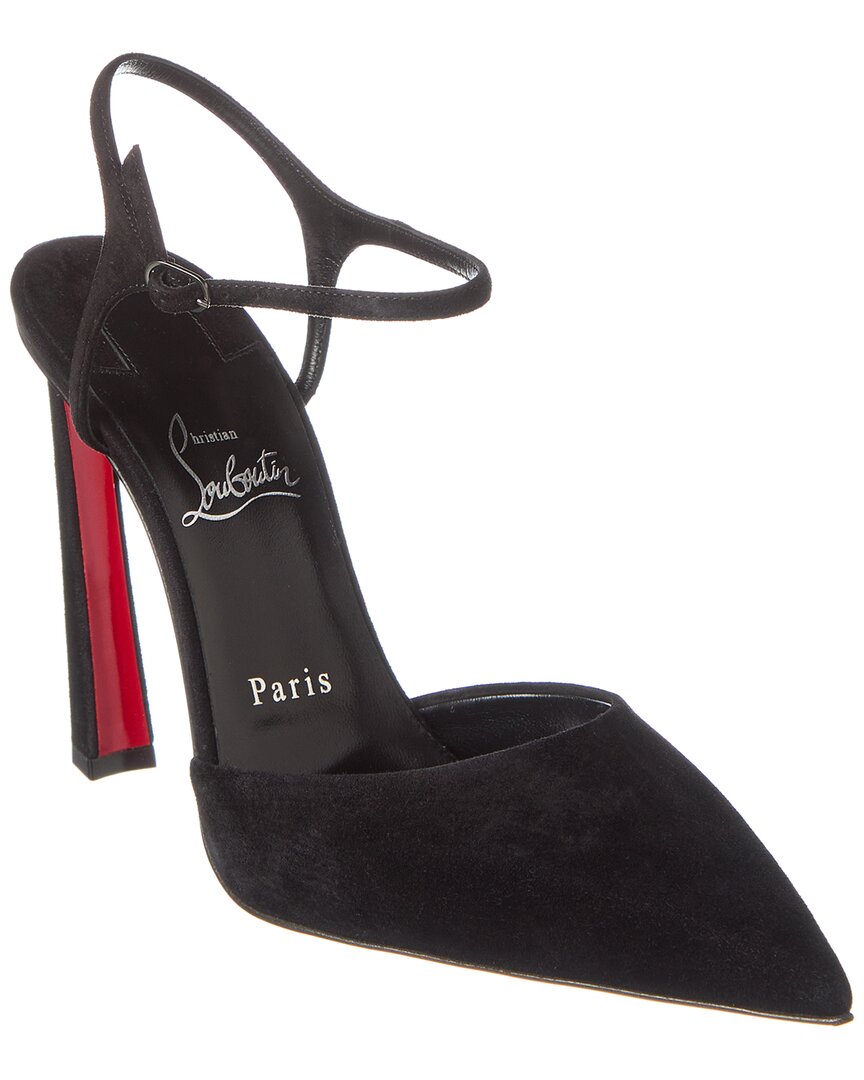 Christian Louboutin Condora Riviera Ankle Strap Pump In Black