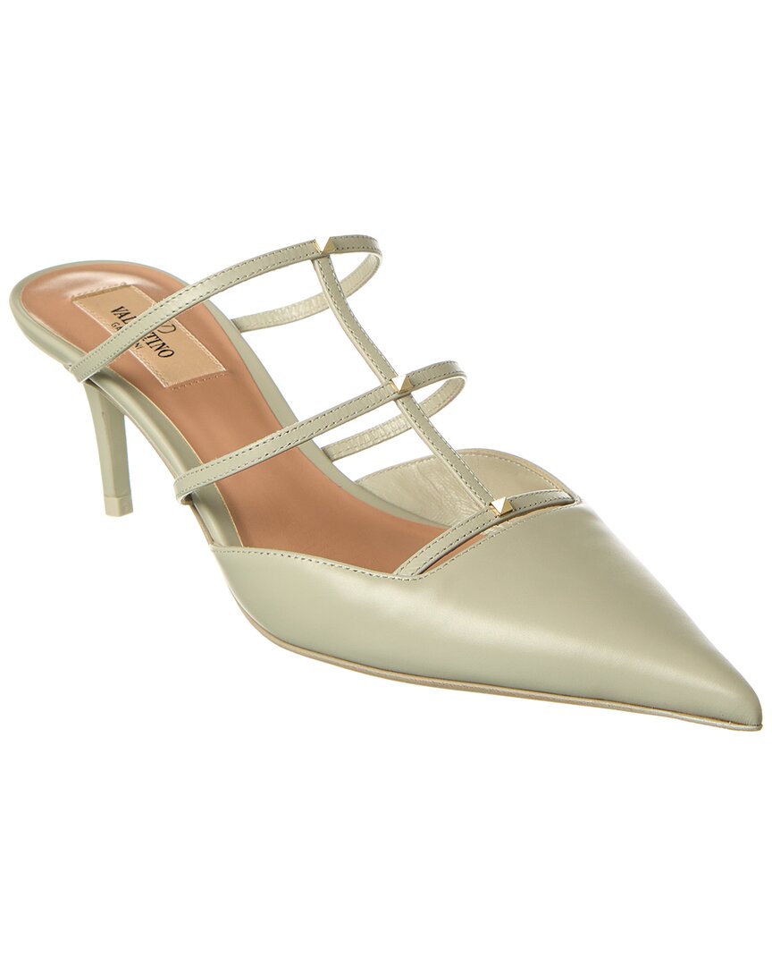 Valentino Garavani Valentino Rockstud Leather Mule In Multi